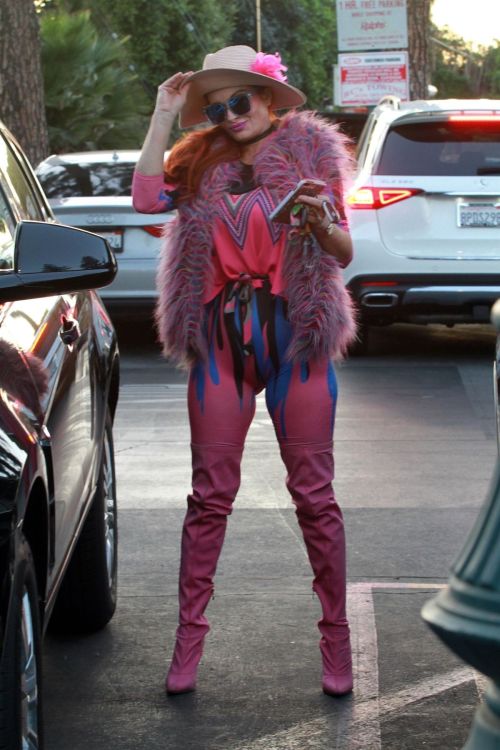 Phoebe Price in Pinky Pinky Outfit Out in Los Angeles 2020/11/16 4