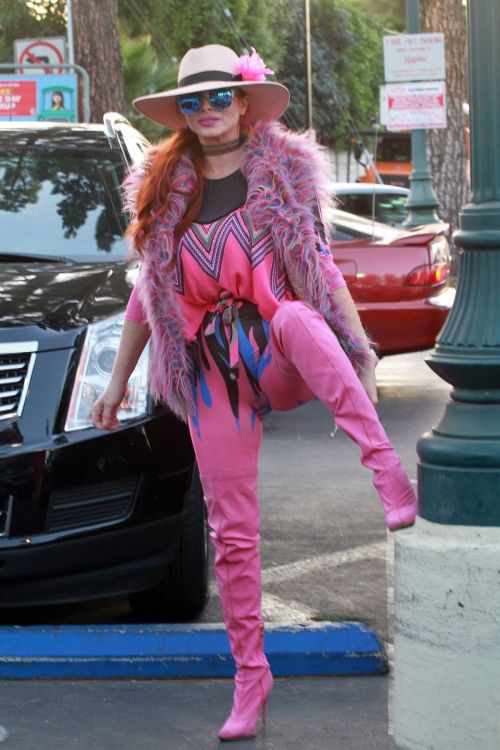 Phoebe Price in Pinky Pinky Outfit Out in Los Angeles 2020/11/16 5