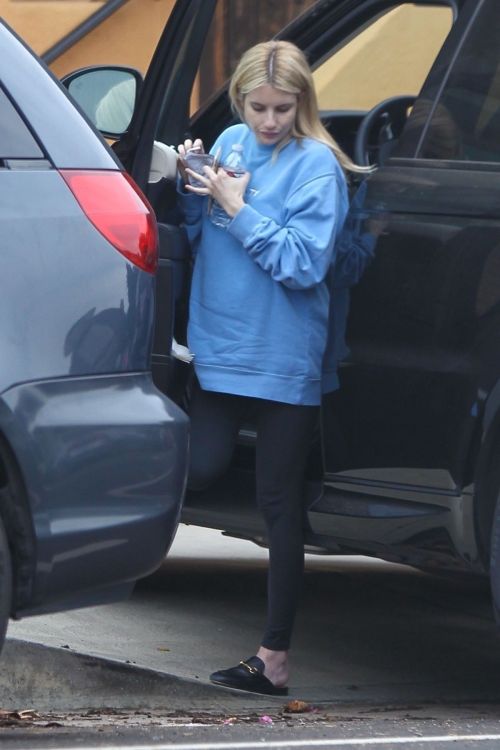 Pregnant Emma Roberts Arrives at Her Home in Los Feliz 2020/10/22 5