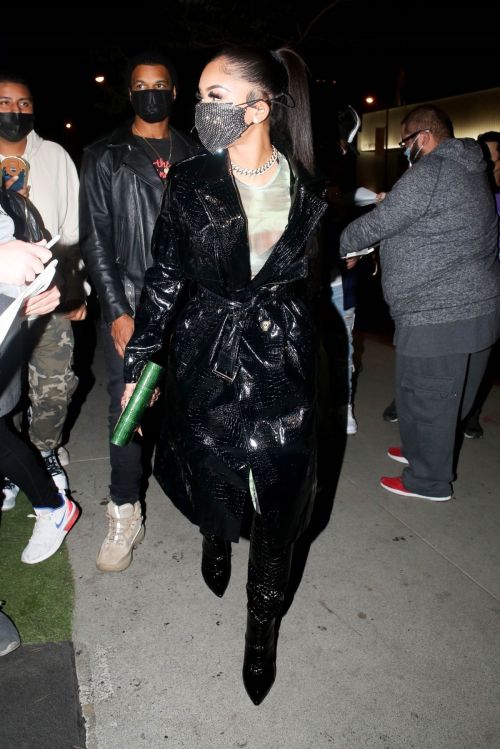 Saweetie arrives at PrettyLittleThing Launch Dinner in West Hollywood 2020/11/15 8