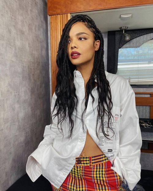 Tessa Thompson at a Photoshoot, 2020 Issue 1