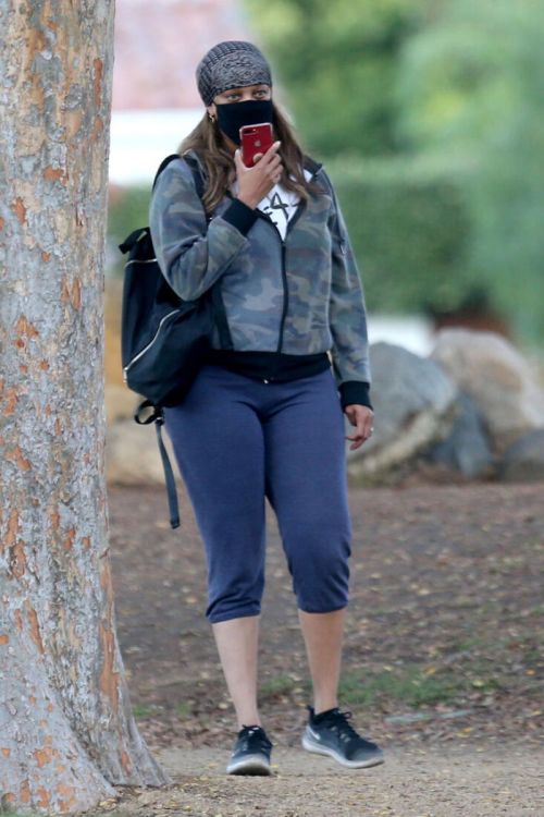 Tyra Banks Out at a Park in Los Angeles 11/24/2020