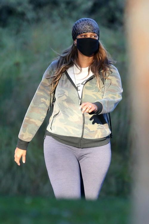 Tyra Banks Out at a Park in Los Angeles 11/24/2020 12