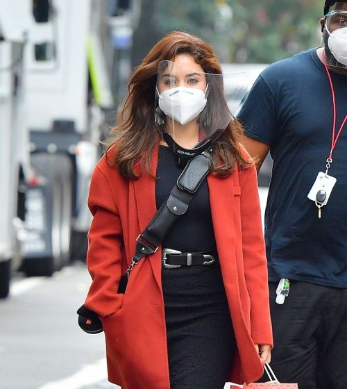 Vanessa Hudgens on the Set of Tick, Tick - Boom! in New York 2020/10/22 1