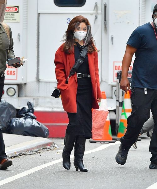 Vanessa Hudgens on the Set of Tick, Tick - Boom! in New York 2020/10/22 6