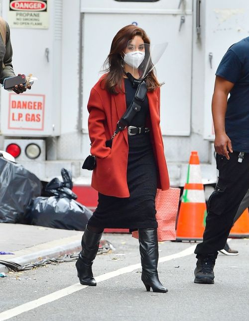Vanessa Hudgens on the Set of Tick, Tick - Boom! in New York 2020/10/22 8