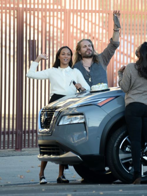 Zoe Saldana at a Birthday Celebration in Los Angeles 2020/11/13 6