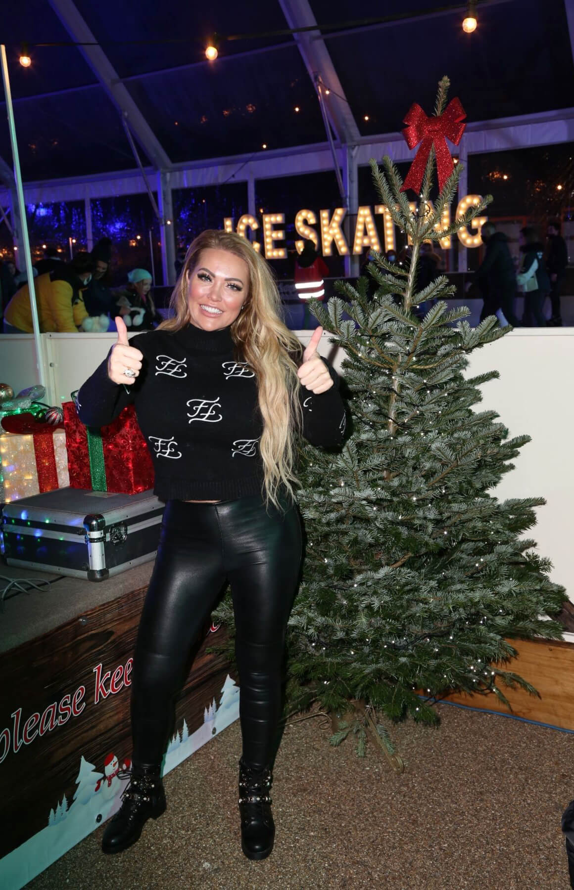 Aisleyne Horgan-Wallace at Lakeside Skating Ring Press Night 12/04/2020