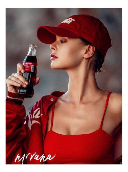 Alexandra Ola Kaczmarek Coca Cola Photoshoot in Nirvana Magazine, December 2020 7