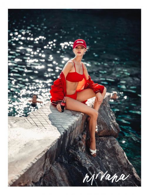 Alexandra Ola Kaczmarek Coca Cola Photoshoot in Nirvana Magazine, December 2020 8