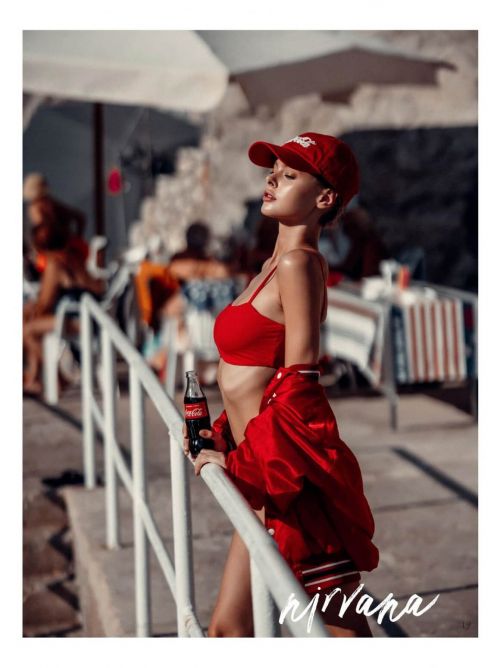 Alexandra Ola Kaczmarek Coca Cola Photoshoot in Nirvana Magazine, December 2020 11