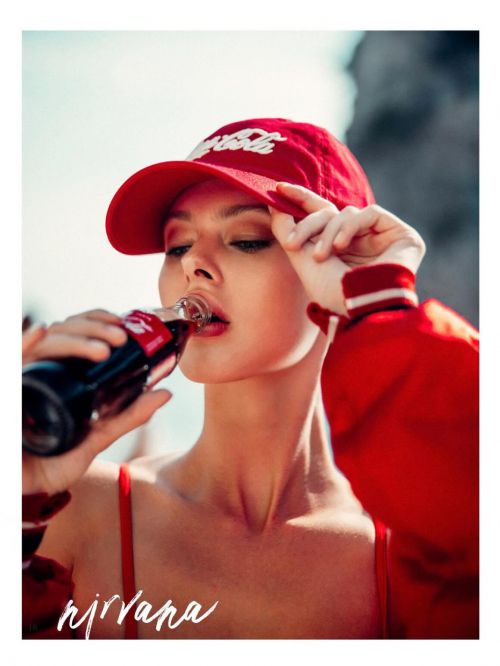 Alexandra Ola Kaczmarek Coca Cola Photoshoot in Nirvana Magazine, December 2020 12