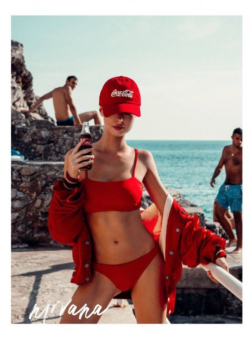 Alexandra Ola Kaczmarek Coca Cola Photoshoot in Nirvana Magazine, December 2020 13