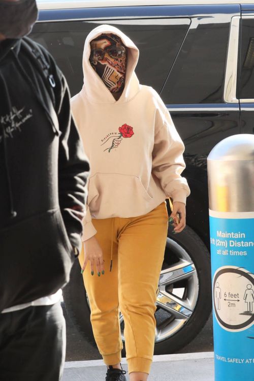 Cardi B seen in Full Face Mask at LAX Airport in Los Angeles 11/24/2020 6
