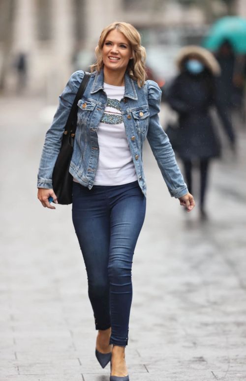 Charlotte Hawkins in Double Denim at Classic FM in London 12/04/2020 3