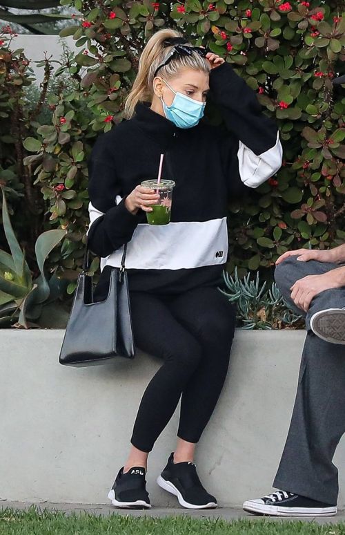 Charlotte McKinney enjoys Drink at Cha Cha Matcha in West Hollywood 12/02/2020