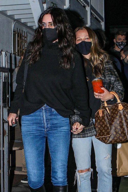 Courteney Cox and Jennifer Meyer Night Out at Giorgio Baldi in Santa Monica 11/24/2020 11