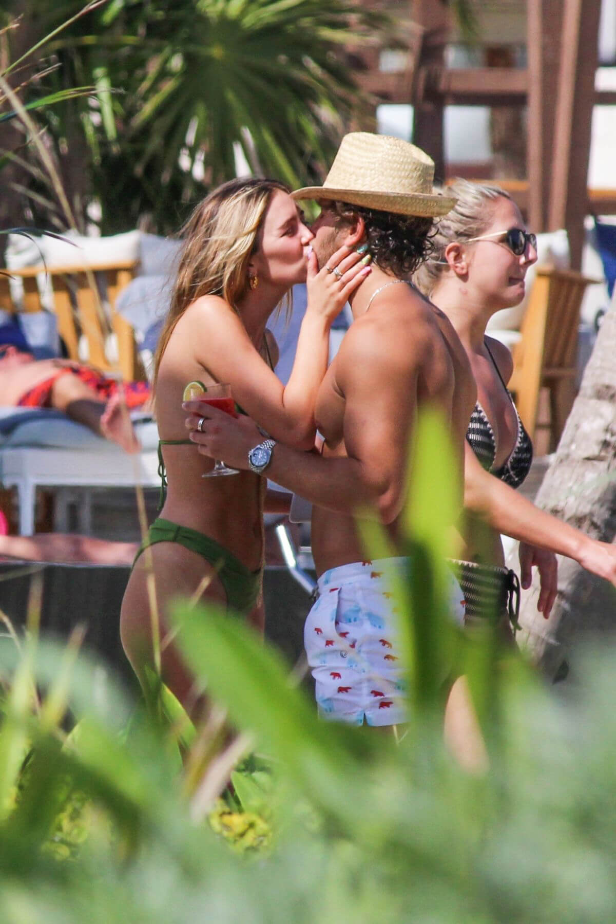 Delilah Belle Hamlin in Bikini with Eyal Booker in Tulum 11/22/2020