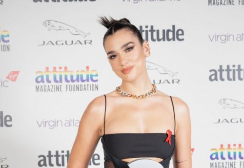 Dua Lipa in Black Stylish Outfit at 2020 Virgin Attitude Awards 12/02/2020 3