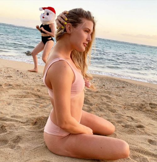 Eugenie Bouchard in Bikini at a Beach - Instagram Photo 12/01/2020