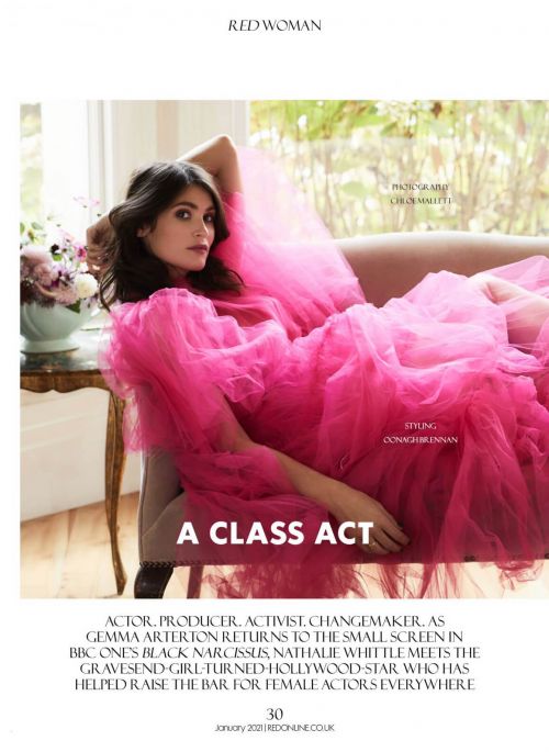 Gemma Arterton Photoshoot in Red Magazine, UK January 2021 3