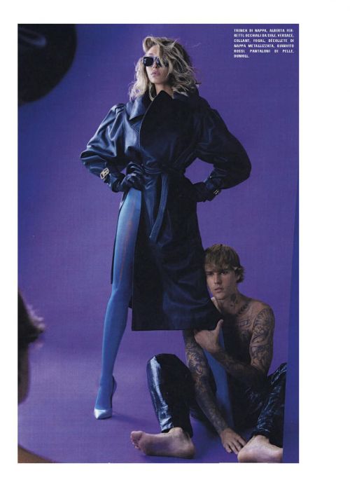 Hailey Rhode and Justin Bieber Cover for VOGUE Italia Magazine, October 2020 4