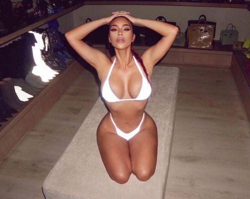 Kim Kardashian flashes her cleavage during Photoshoot - Instagram Photos 11/24/2020