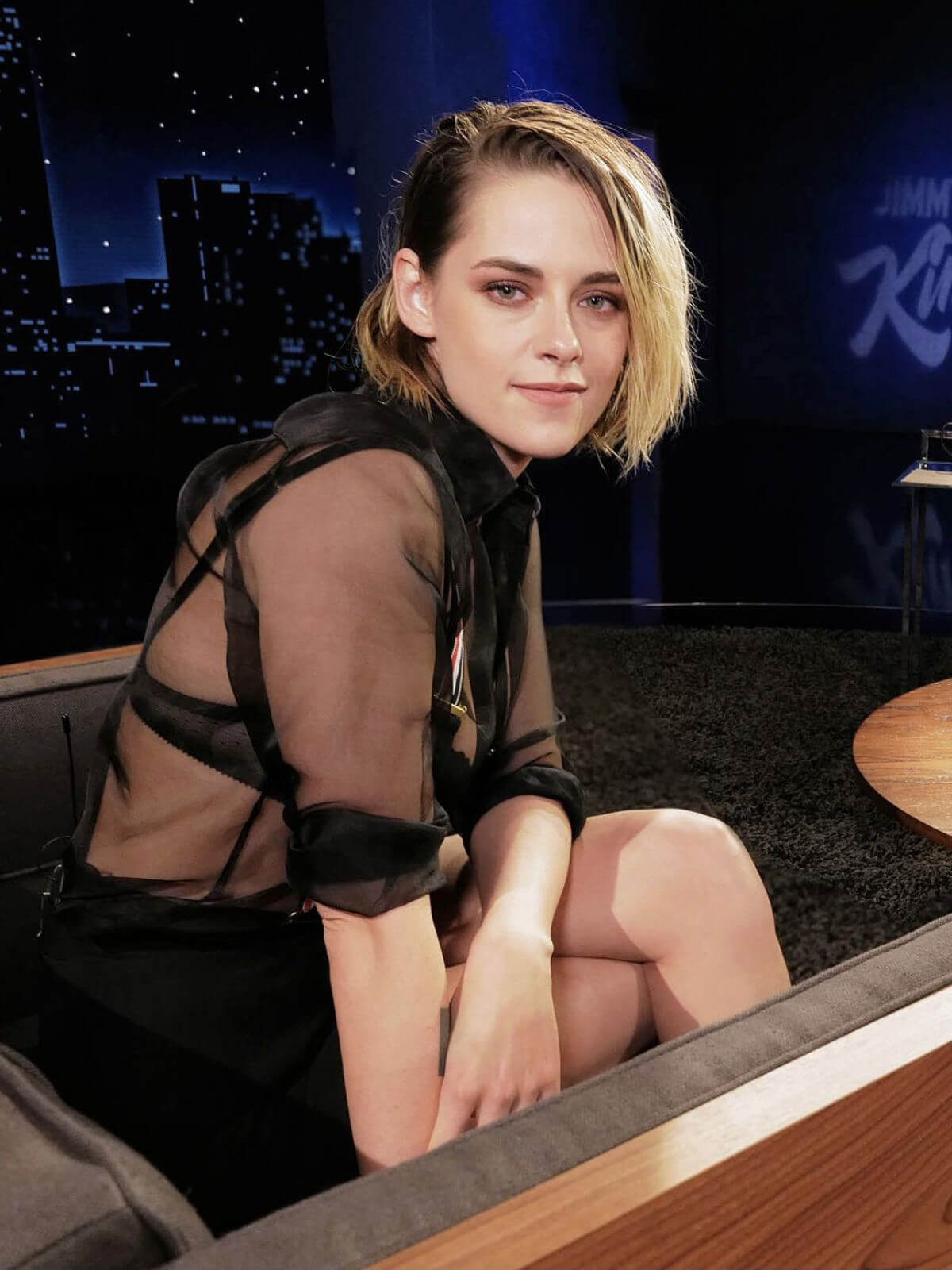 Kristen Stewart at Jimmy Kimmel Live in Hollywood 11/24/2020