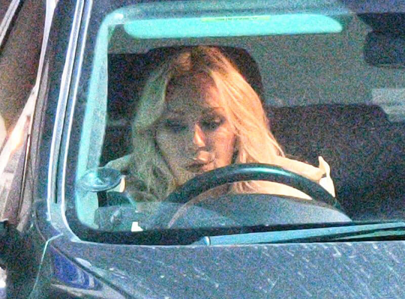 Kristina Rihanoff Driving Her Cars at Elstree Studios 11/24/2020