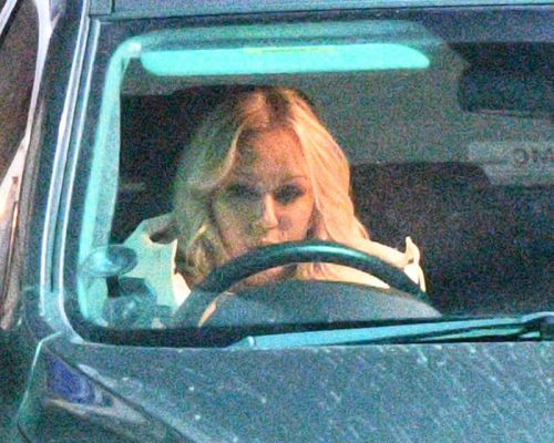 Kristina Rihanoff Driving Her Cars at Elstree Studios 11/24/2020 1