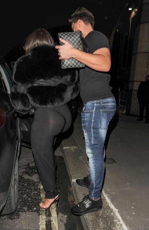 Lauren Goodger with her friend Night Out in London 12/04/2020 1
