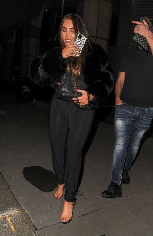 Lauren Goodger with her friend Night Out in London 12/04/2020 7