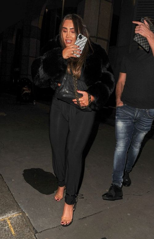 Lauren Goodger with her friend Night Out in London 12/04/2020 5