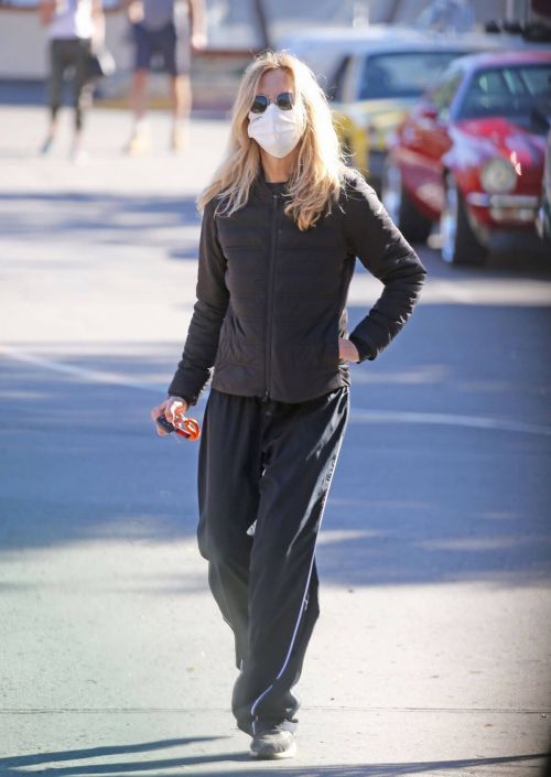 Meg Ryan in Puffer Jacket and Track Paints Out Shopping in Santa Monica 11/24/2020 5