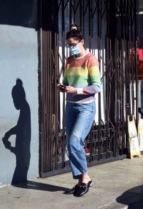Michelle Monaghan in Colorful Sweater Out and About in Los Angeles 12/02/2020 2