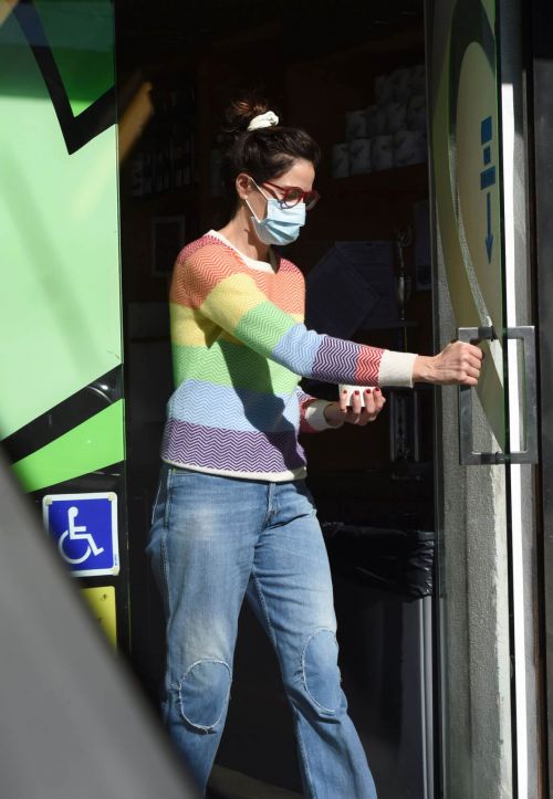 Michelle Monaghan in Colorful Sweater Out and About in Los Angeles 12/02/2020 8