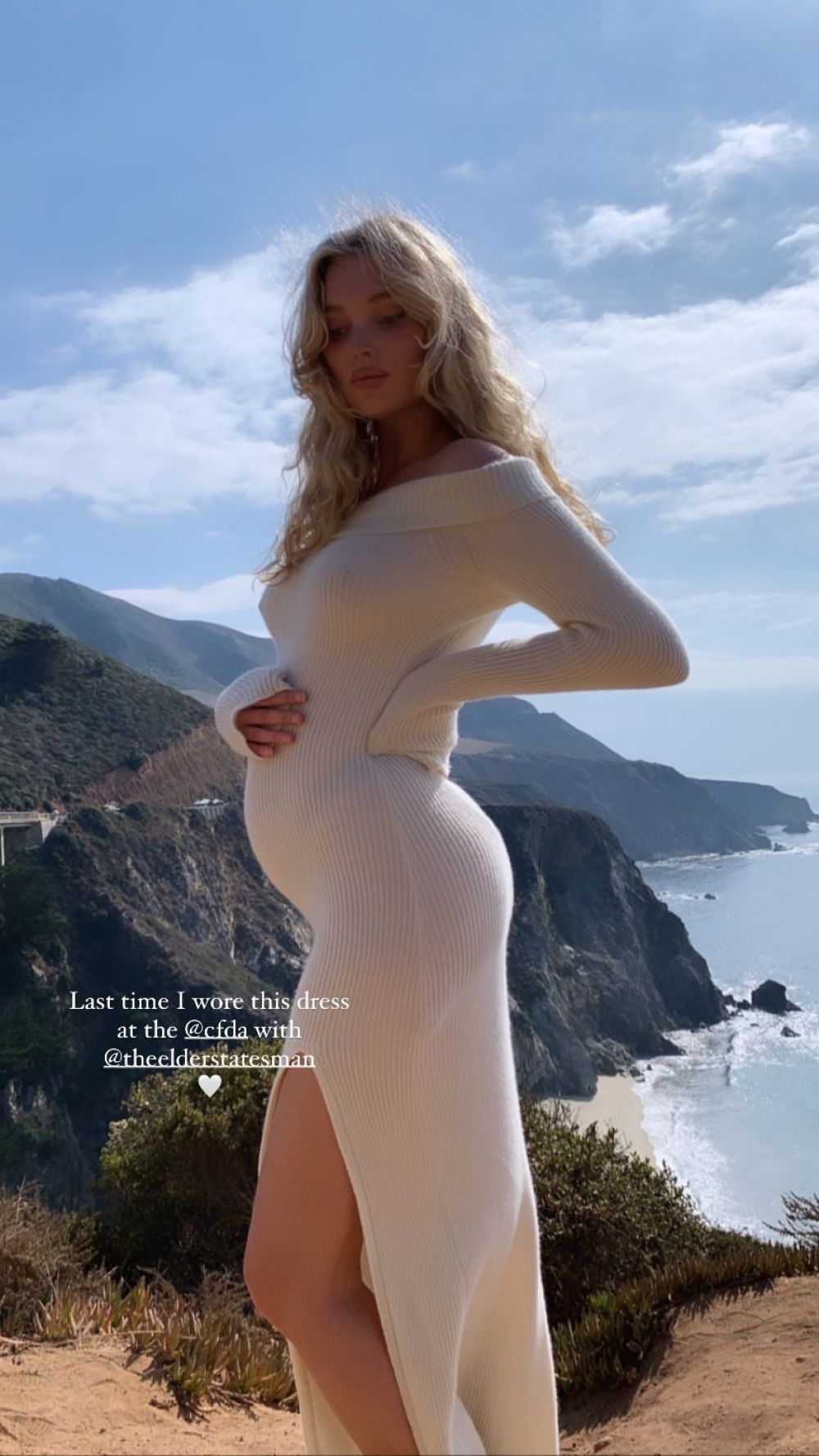 Pregnant Elsa Hosk Show Baby Bump in Beautiful Outfit - Instagram Photos 10/28/2020 2