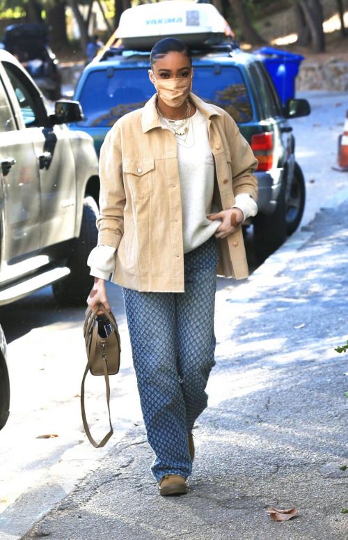 Winnie Harlow Wearing a Mask Out in Los Angeles 12/04/2020 5