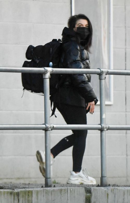 Faye Brookes Leaves Training Session in Manchester 02/10/2021