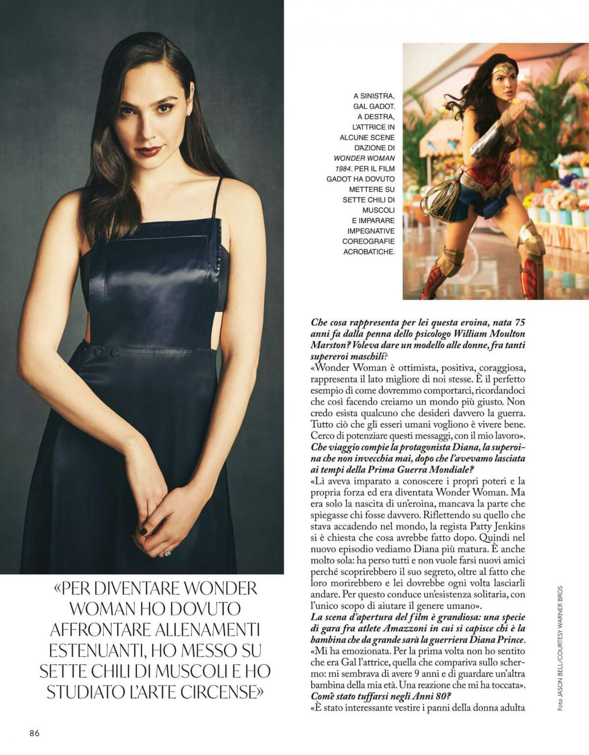 Gal Gadot Photoshoot in Grazia Magazine, Italy February 2021