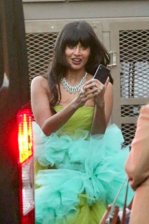 Jameela Jamil on the Set of Legendary Reality Season in Los Angeles 02/10/2021 3