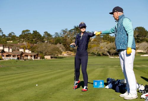Kathryn Newton Plays in AT&T Pebble Beach Pro Am Golf Tournament 02/10/2021 1