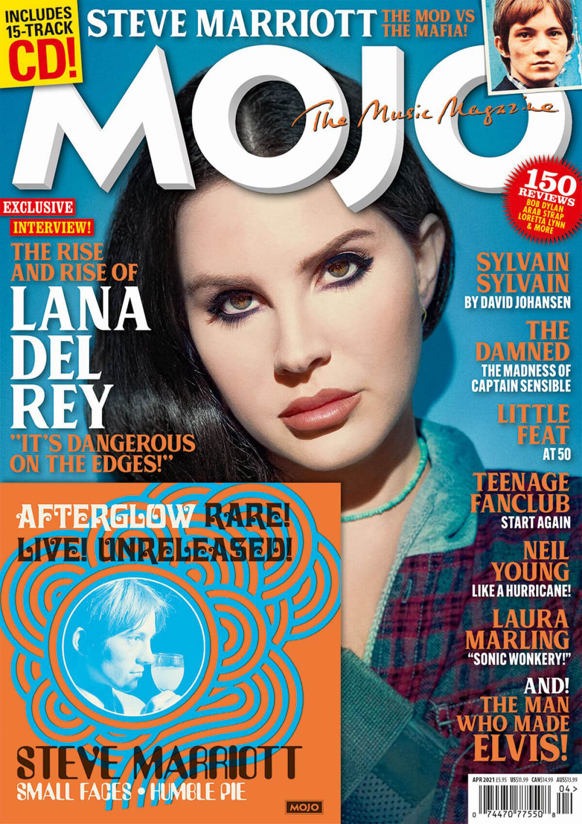 Lana Del Rey on the Cover Photoshoot of Mojo Magazine, April 2021