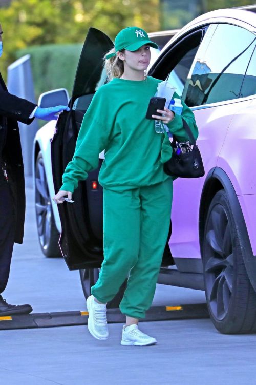 Addison Rae is Arriving at Dogpound Gym in Los Angeles 03/24/2021 2