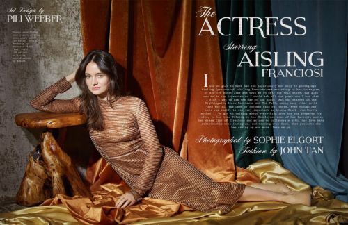 Aisling Franciosi covers Visual Tales Magazine, March 2021 5