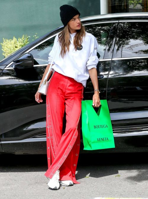 Alessandra Ambrosio is Out for Shopping at Melrose Place in West Hollywood 03/25/2021 4