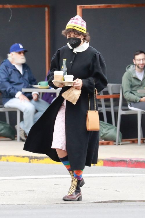 Alia Shawkat Out and About for Coffee in Los Feliz 03/20/2021 3