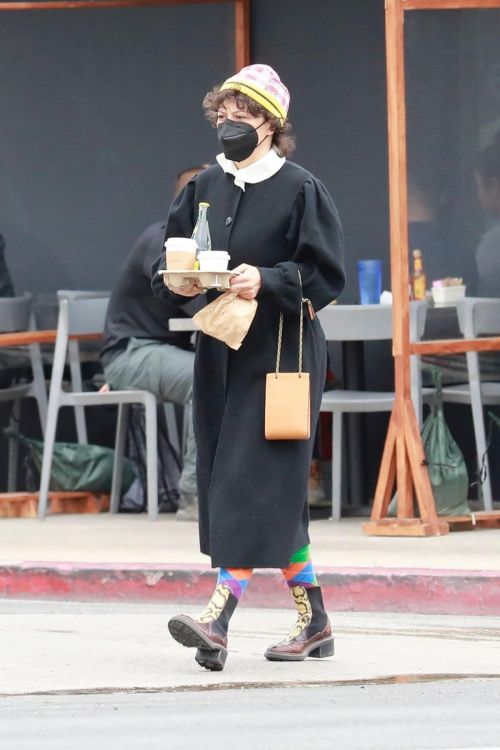Alia Shawkat Out and About for Coffee in Los Feliz 03/20/2021 5
