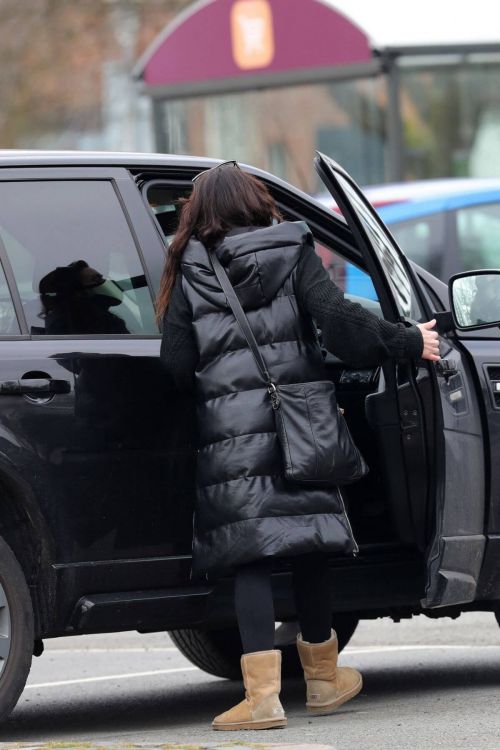 Alison King Day Out for Shopping for Groceries in Wilmslow 03/22/2021 2