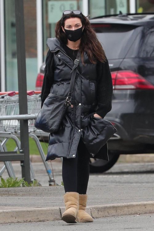 Alison King Day Out for Shopping for Groceries in Wilmslow 03/22/2021 6